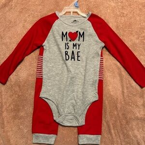 Baby valentines outfit